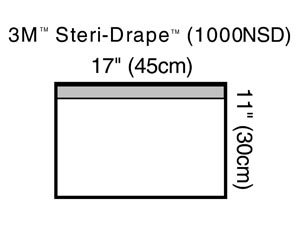 3M STERI-DRAPE TOWEL DRAPES, 1000NSD