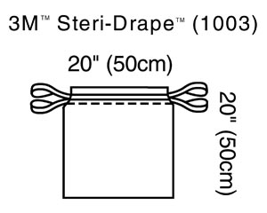 3M STERI-DRAPE ISOLATION BAG, 1003