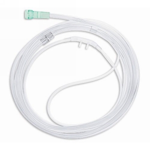 ACCUTRON - OXYGEN - Cannula COMPONENTS & ACCESSORIES TUBING - Pediatric, 7 ft Curved Tip, Latex-Free
