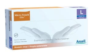 ANSELL MICRO-TOUCH STYLE 42 ELITE POWDER-FREE SYNTHETIC MEDICAL EXAM GLOVES, 3093