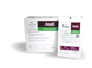 ANSELL ENCORE ACCLAIM POWDER-FREE LATEX SURGICAL GLOVES, 5795005