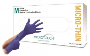 ANSELL MICRO-TOUCH MICRO-THIN NITRILE EXAM GLOVES, 6034311