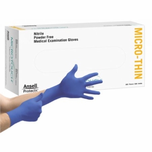 ANSELL MICRO-TOUCH MICRO-THIN NITRILE EXAM GLOVES, 6034314
