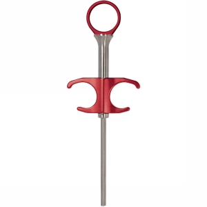 A.Titan - Straight Bone Funnel4.5mm holds 2.0cc of bone material, red color