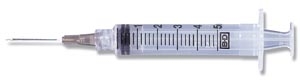 BD 5 ML SYRINGES & NEEDLES, 309633