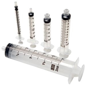 BD 5 ML SYRINGES & NEEDLES, 309646