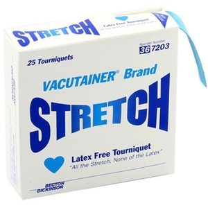 BD VACUTAINER STRETCH LATEX-FREE TOURNIQUETS, 367203