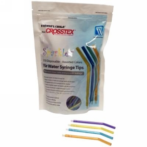 CROSSTEX SPARKLE DISPOSABLE AIR WATER SYRINGE TIPS, BCSAWS