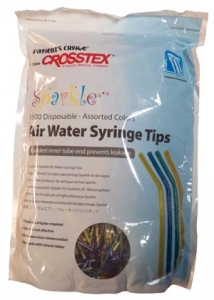 CROSSTEX SPARKLE DISPOSABLE AIR WATER SYRINGE TIPS, BCSAWSB