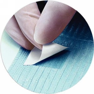 Sani-Tab Chain-Free Econoback 2+1 Ply 19x13 Blue 400Cs