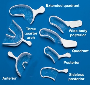 Premium Bite Registration Tray Sideless Posterior 50/pk. - MARK3*