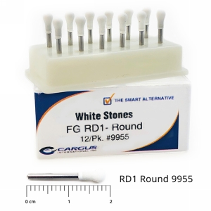 White Stones Round FG RD1 12/pk. - MARK3*