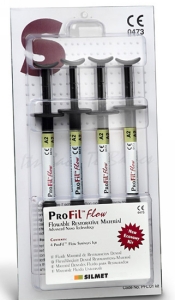 ProFil Flow A1 Syringe 1gm. 4/pk. & 10 tips - Silmet*