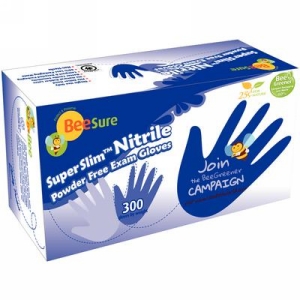 BeeSure SuperSlim Nitrile Glove (S) 300Bx
