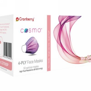 COSMO Face Mask Stellar Purple L3 50Bx