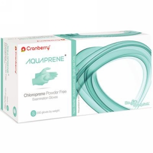 AquaPrene Chloroprene PF Gloves (S) 200Bx