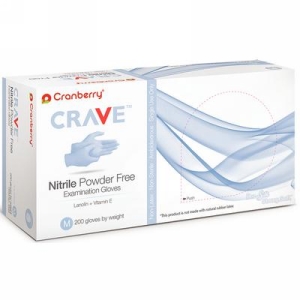 Crave PF Nitrile Glove (M) 200Bx