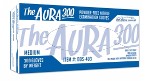 The AURA 300 Nitrile Exam Gloves (M) 300Bx