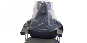 DDS Dental Supplies - Half Chair Cover 27.5" x 24" Clear 250Bx