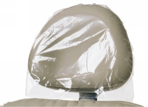 DDS Dental Supplies - Head Rest Covers 9-1/2' x 14' x 2' Clear 250Bx