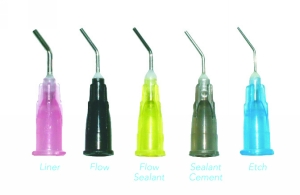 DDS Dental Supplies - PreBent Needle Tips 19G Black 100Bg