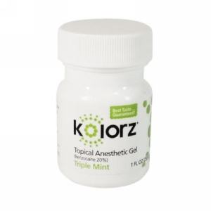 Kolorz Topical Anesthetic Gel Triple Mint 1oz
