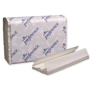 C-Fold Paper Towels Paper Band White 10-1/4'' x 13-1/2'' Sheets 200 ct/pk 12 pk/cs (40 cs/plt)