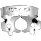 Ivory Rubber Dam Clamps, Winged 8A, Upper and Lower Molar Root