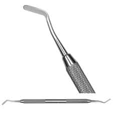 Hu-Friedy - Double End Plastic Filling Instrument - 11 #6 Satin Steel Handle