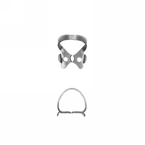 0 Satin Steel Rubber Dam Clamp Black Line, Hu-Friedy, RDCM0X