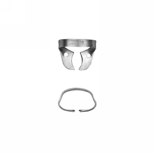 18 Satin Steel Rubber Dam Clamp #6 Satin Steel, Hu-Friedy, RDCM18
