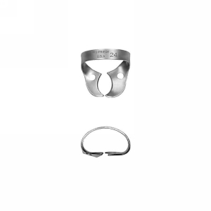 Hu-Friedy - Clamp Rubber Dam 24 - #6 Satin Steel