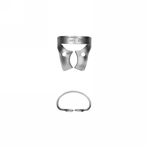 26N Satin Steel Rubber Dam Clamp #6 Satin Steel, Hu-Friedy, RDCM26N