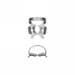 56S Satin Steel Rubber Dam Clamp Black Line, Hu-Friedy, RDCM56SX