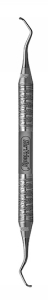 Hu-Friedy - 2 DeMarco Double End Curette - #6 Satin Steel