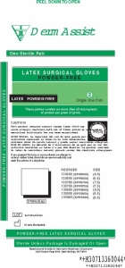 INNOVATIVE DERMASSIST SURGICAL POWDER-FREE GLOVES, 133750
