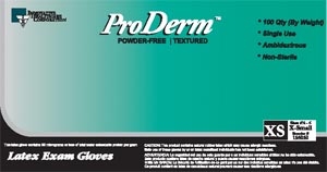 INNOVATIVE PRODERM POWDER-FREE EXAM GLOVES, 155300