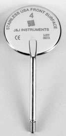 J & J Instruments - MIRROR RHODIUM C.S. #4 - 12pcs