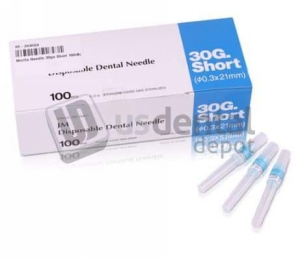 J. MORITA DISPOSABLE DENTAL NEEDLES, 20-30GS