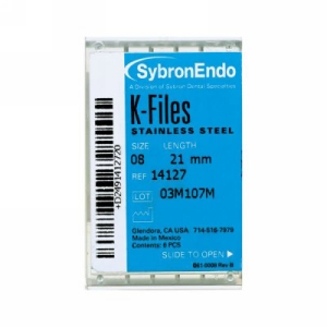 Kerr Endo K-Files SS 25mm #55 6Bx