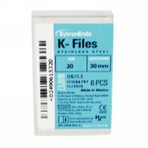 Kerr Endo K-Files SS 30mm #20 6Bx