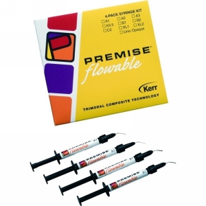 Premise Flowable, A2, Syringe, 1.7 g, 4/Box, 33373, Kerr, 33373