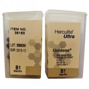 Herculite Ultra Unidose B1D 20 per Box, Kerr, 35163