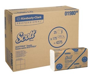 KIMBERLY-CLARK FOLDED TOWELS, 01980