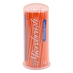 Microbrush - Disposable Applicators - Peach Regular Refills