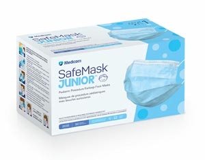 MEDICOM SAFEMASK JUNIOR PEDIATRIC PROCEDURE FACE MASKS, 2035 MEDICOM SAFEMASK JUNIOR PEDIATRIC PROCEDURE FACE MASKS, 2035