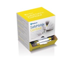 SafeMatrix Bands Narrow 4.5mm Contour Yellow 50Bx