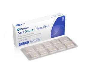 SafeGauze HemoStat Topical Hemostatic Dressing 20Bx