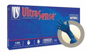 UltraSense PF Nitrile Gloves Medium, box of 100, MicroFlex, US-220-M