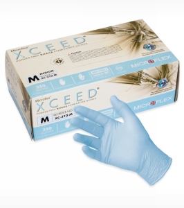 XCEED PF Nitrile Gloves Medium 250/Bx